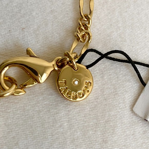 Talbots Opera Necklace Gold Tone Chain Links With Pearl Tassel Pendant - Picture 8 of 9